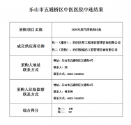 2024年度招標代理機構中選公告